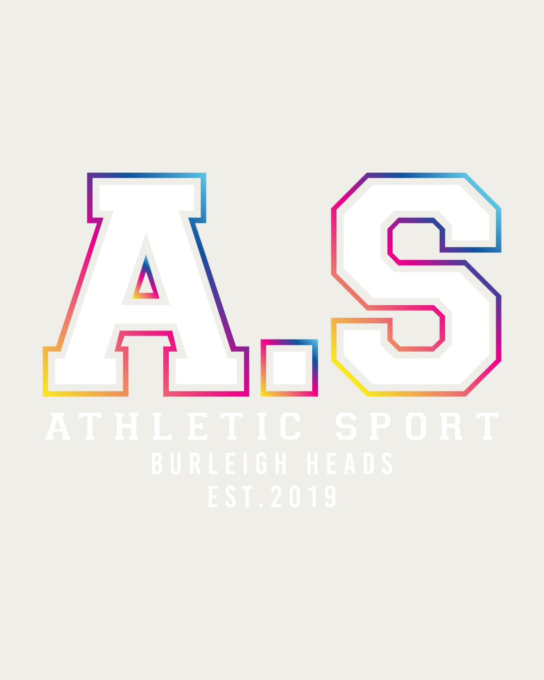 A.S EST 2019 Sticker 110mmx75mm