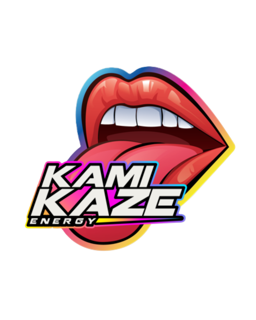 Kamikaze Lips Sticker 45mmx50mm