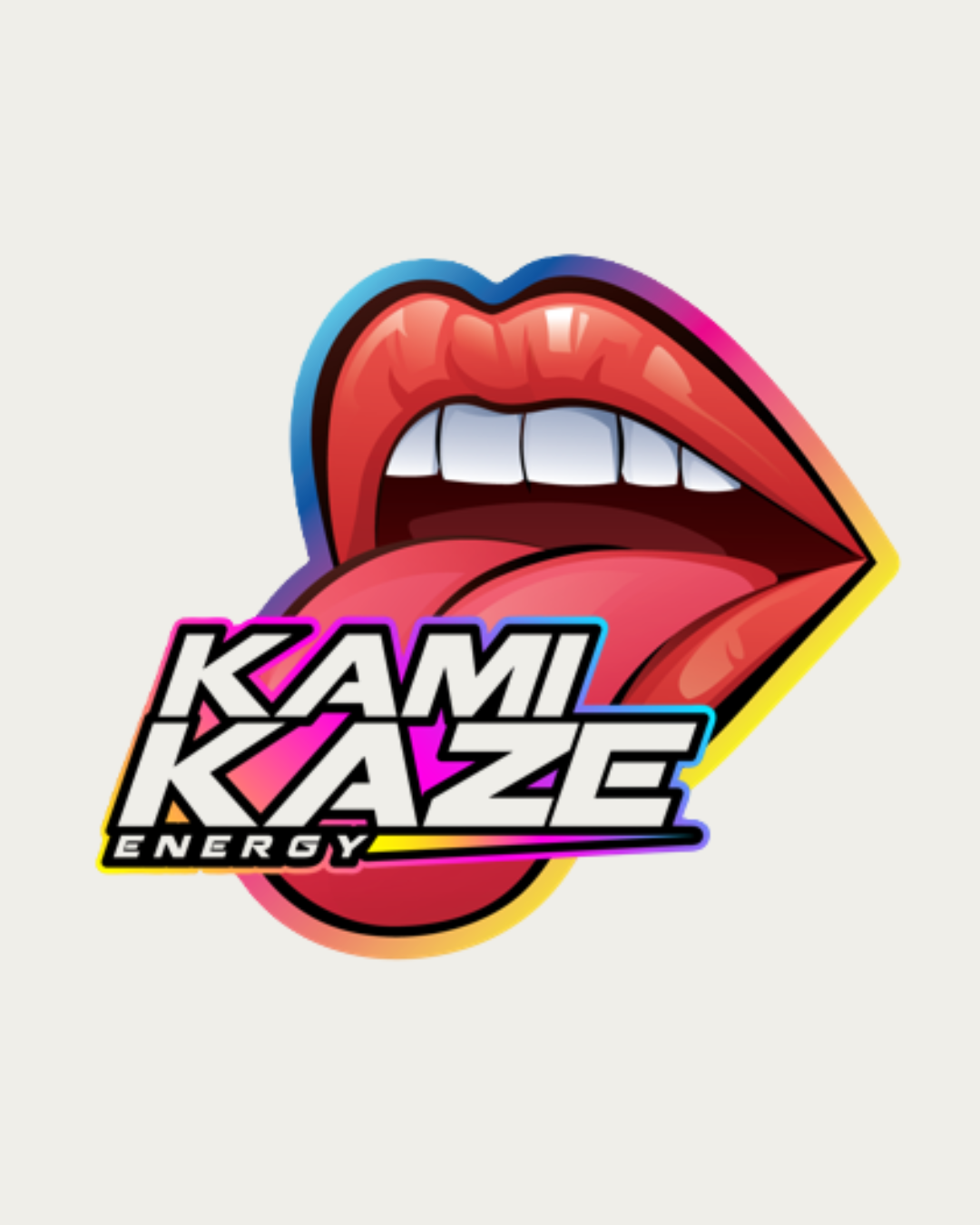 Kamikaze Lips Sticker 45mmx50mm