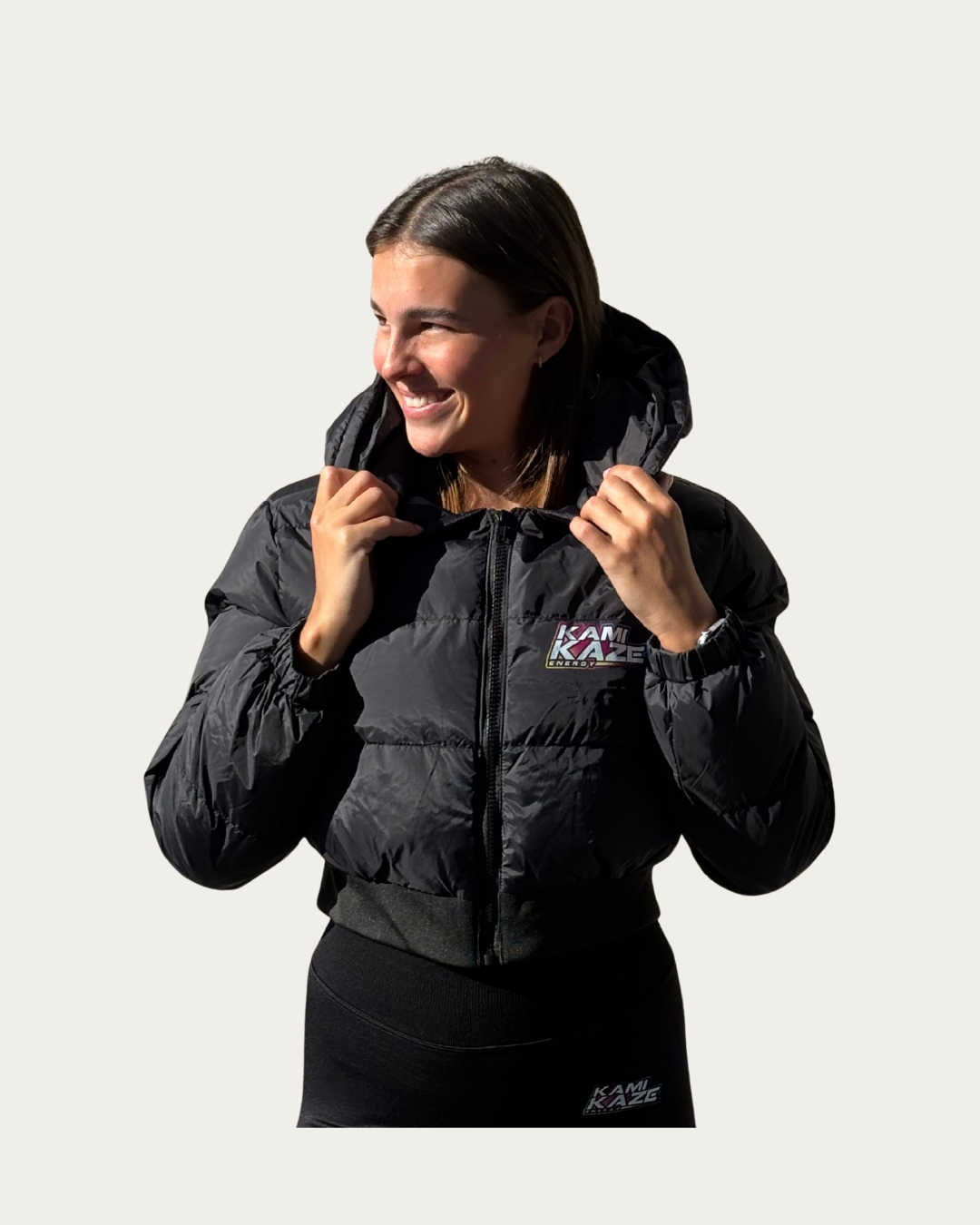 Kamikaze Womens Crop Puffer Jacket