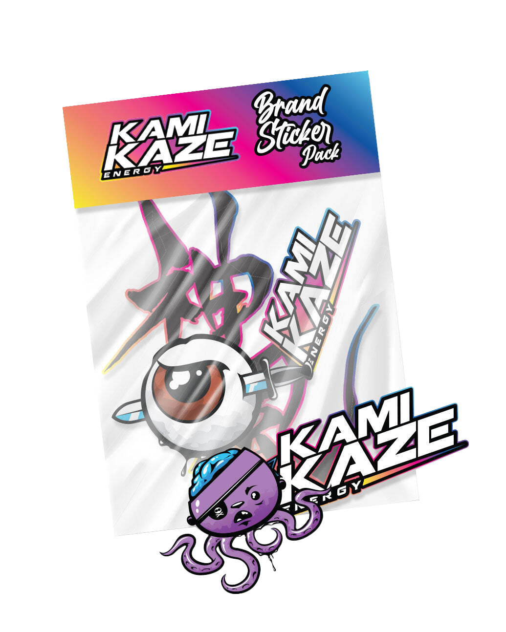 Kamikaze Brand Sticker Pack