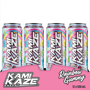 Rainbow Gummy- Kamikaze Energy Drink Can