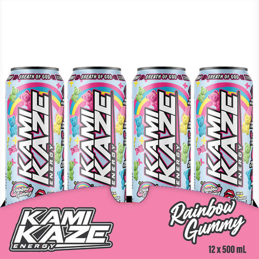 Rainbow Gummy- Kamikaze Energy Drink Can