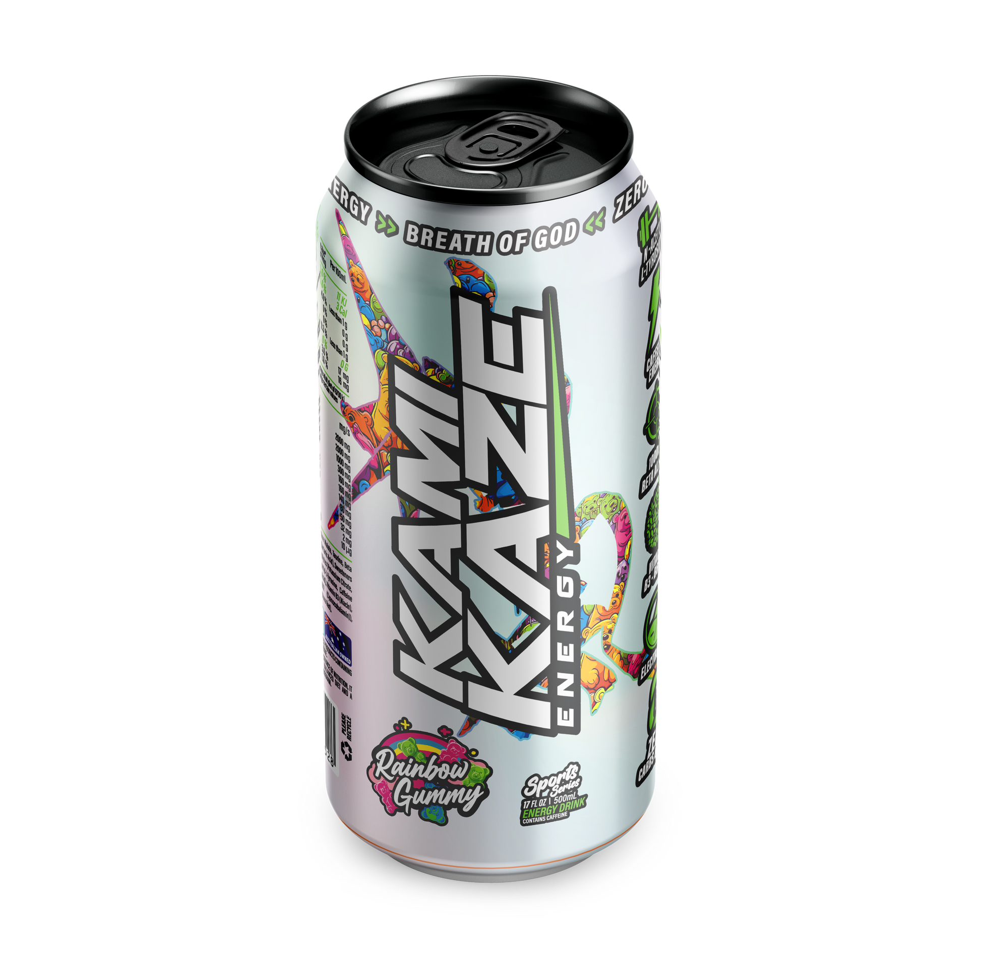 Rainbow Gummy- Kamikaze Energy Drink Can