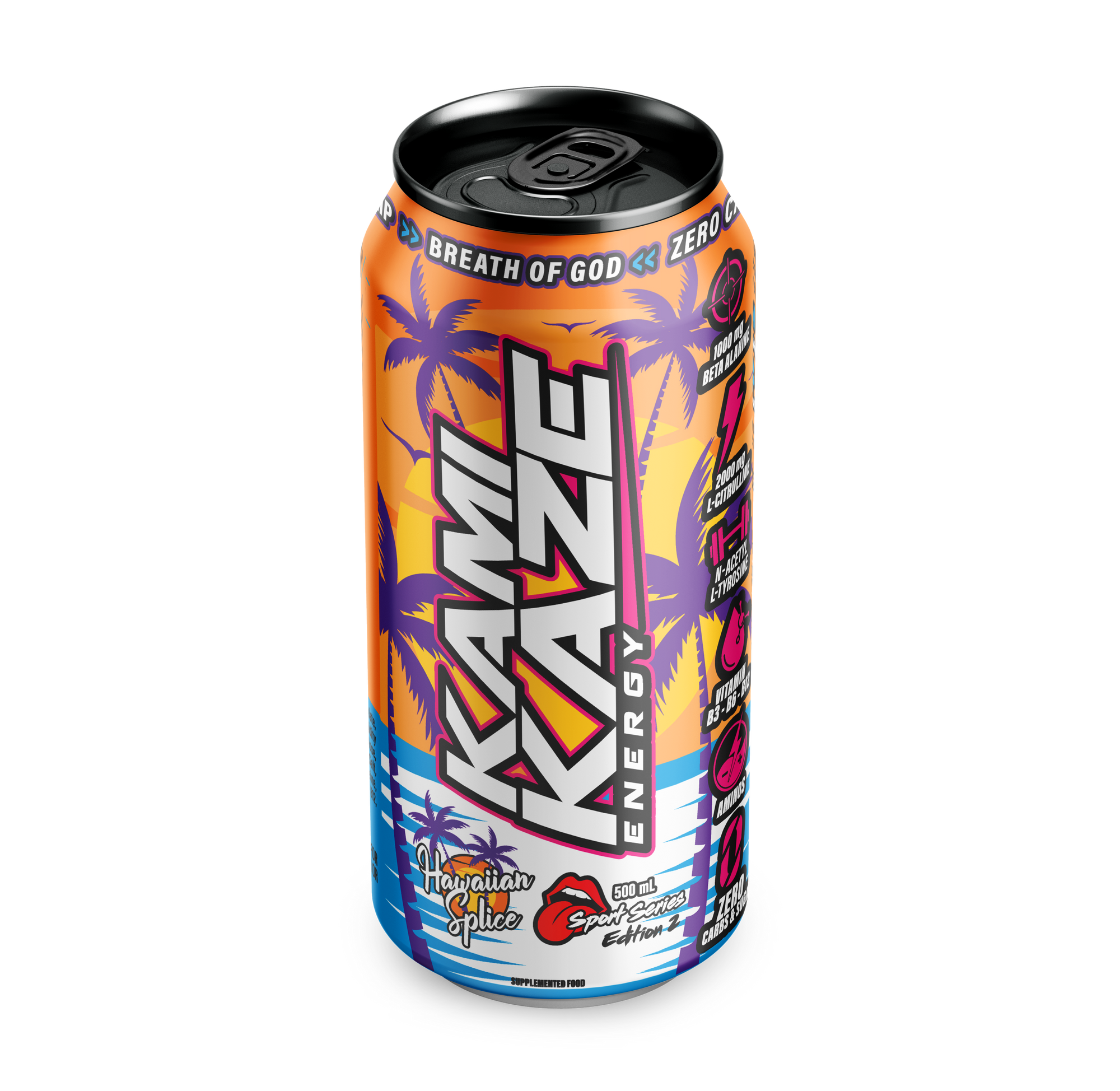 Hawaiian Splice - Kamikaze Energy Drink Can