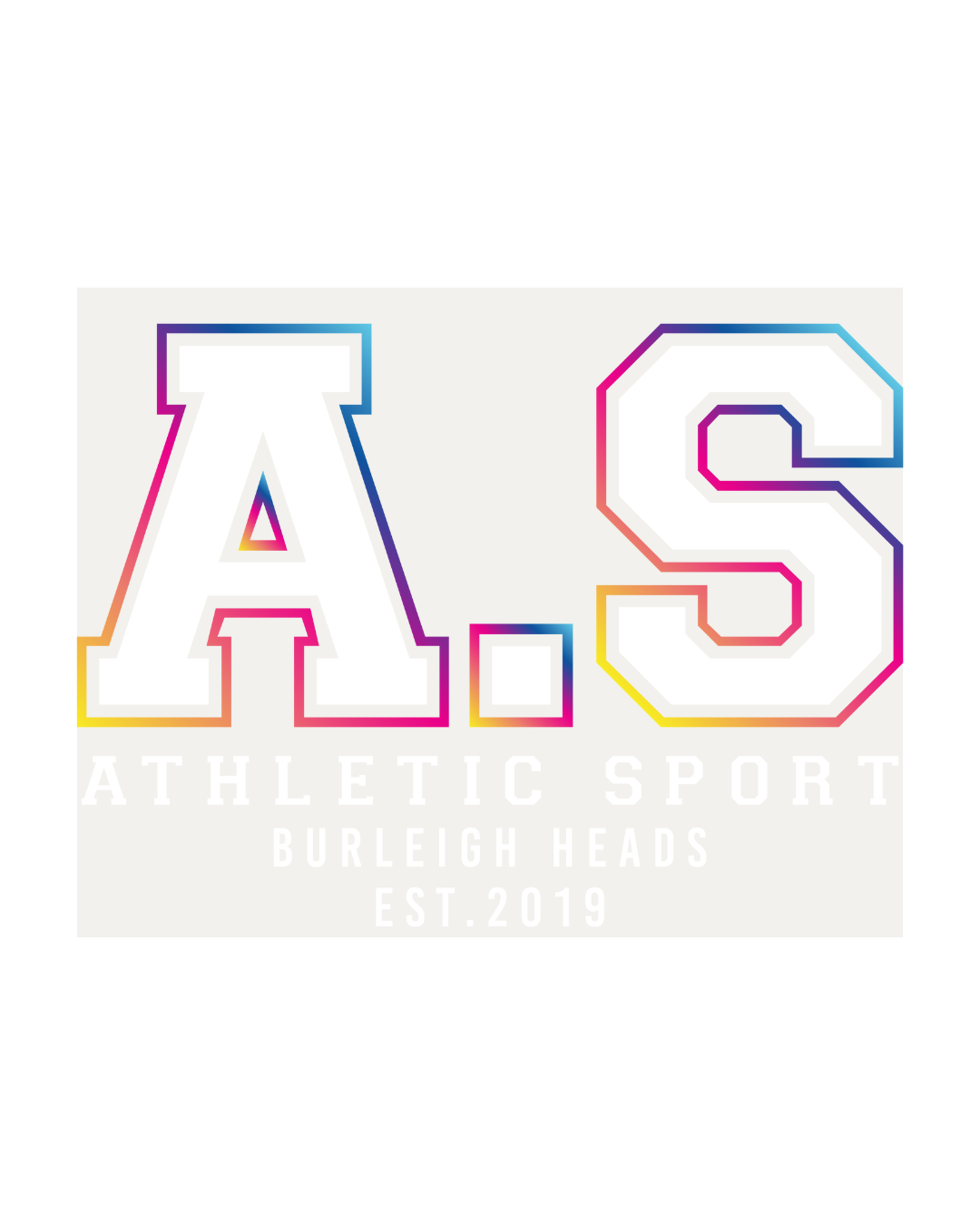 A.S EST 2019 Sticker 110mmx75mm